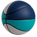 Ballon de basket extérieur bleu, gris et vert
