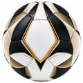 Ballon de football blanc/noir/doré, taille standard