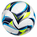 Ballon de football standard bleu, jaune et blanc