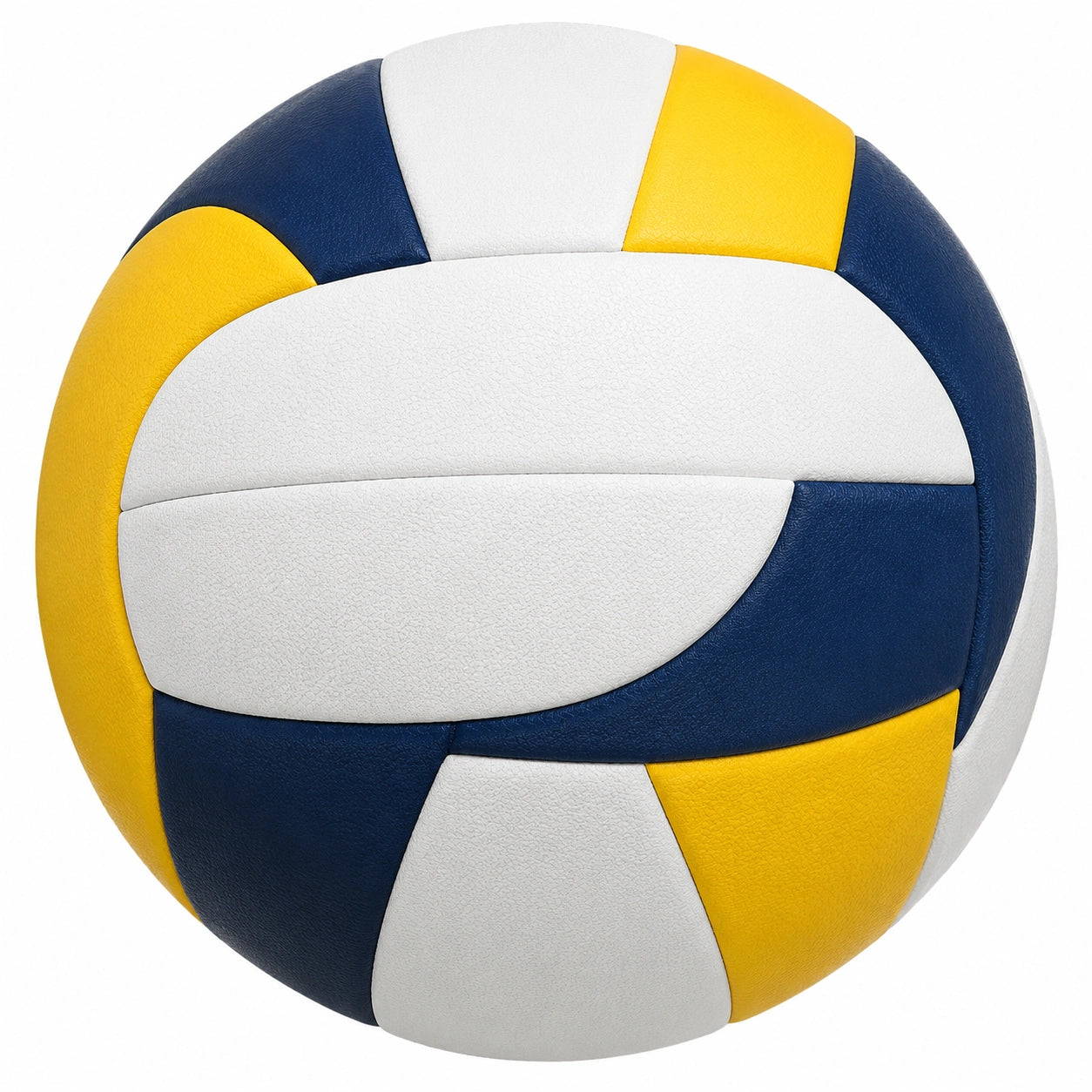 Ballon de volleyball pour entraînement et compétition - Blanc/Bleu/Jaune