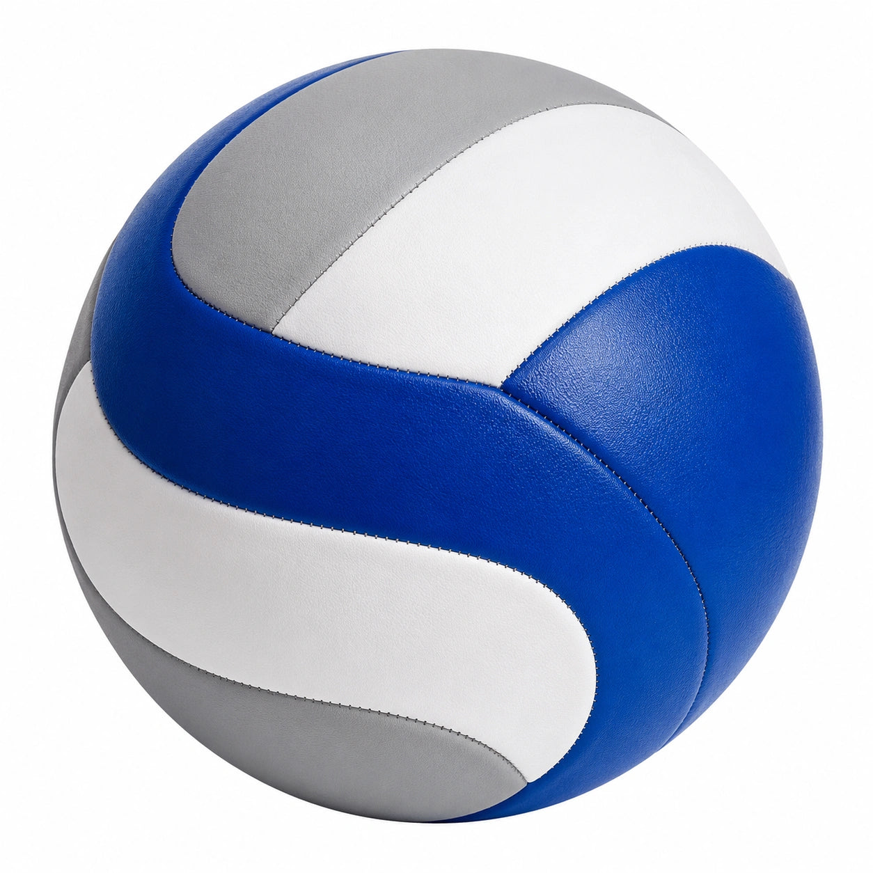Ballon de volley professionnel bleu, gris et blanc