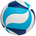 Ballon de volleyball bleu, blanc et bleu foncé pour intérieur et extérieur