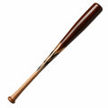 Batte de baseball monobloc marron et bois naturel