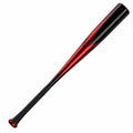 Batte de baseball rouge et noire