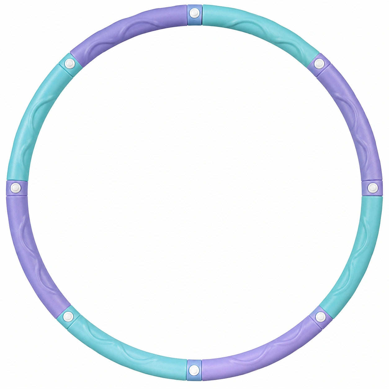 Cercle de fitness démontable violet et bleu