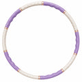 Cerceau de Fitness Amovible 95 cm Violet et Blanc