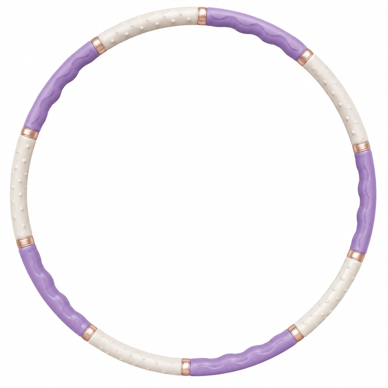 Cerceau de Fitness Amovible 95 cm Violet et Blanc