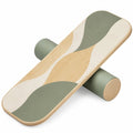 Planche d'Équilibre Moderne Vert et Beige